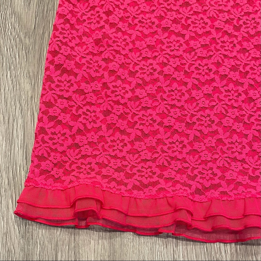 NWOT Victoria’s Secret Pink Lace Chemise - Picture 7 of 12